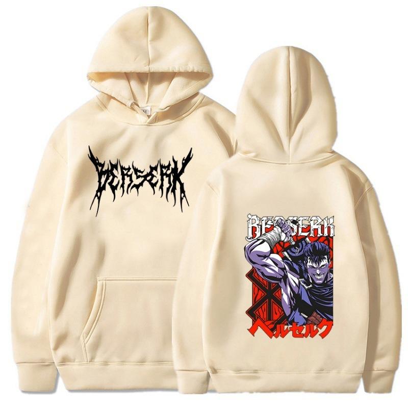 Berserk dark print student loose sweater hoodie