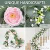 Artificial Flower Dressing Flower Garland Simulated Vine Lifelike Garland Hanging Plants Flexible Exquisite Greenery Garland