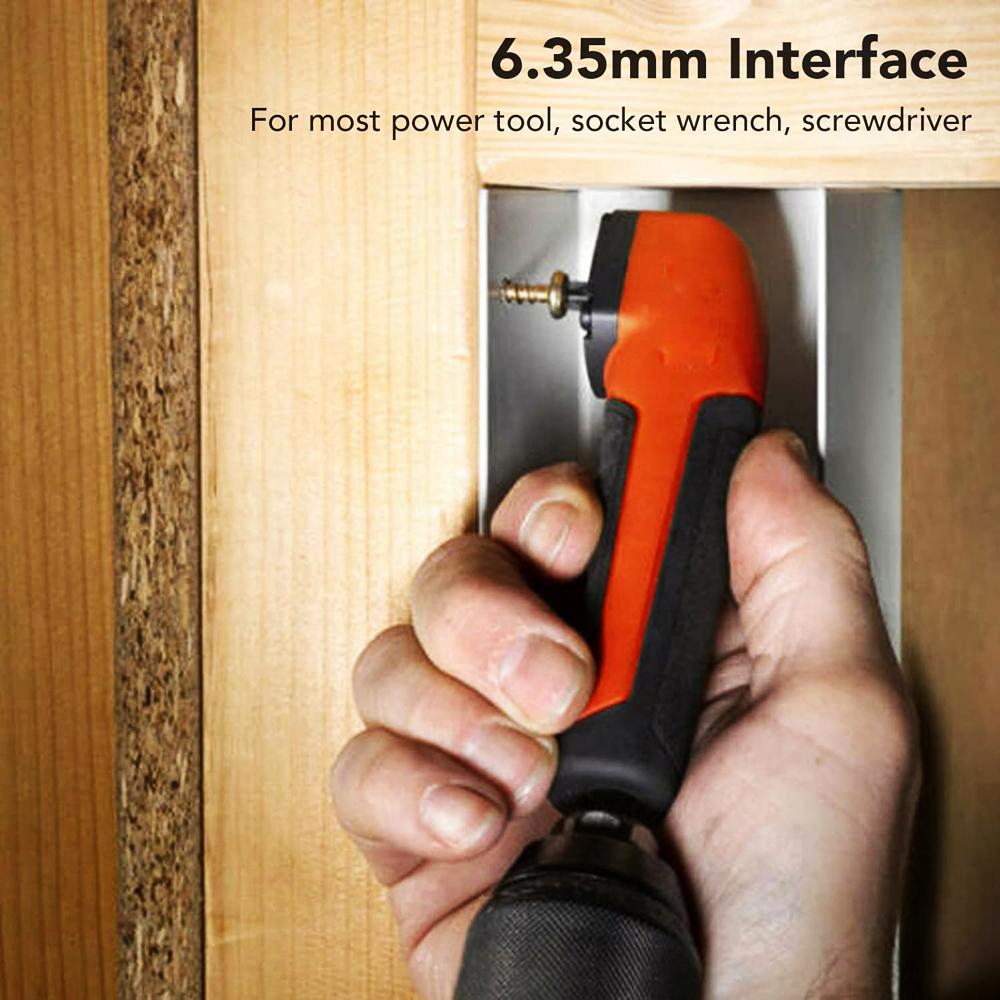 Winkelvorsatz Elektrischer Schraubendreher Reparatur 90 Grad Eckgerät Schraubendreher Stecknussadapter Bohrer Eckadapter