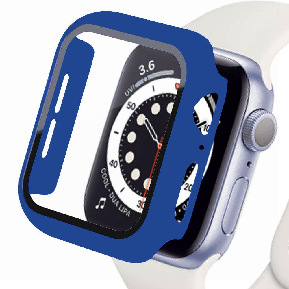 Glass+Cover For Apple Watch case 44mm 40mm 45mm 41mm 42mm 38mm iWatch Accessorie Screen Protector Apple watch serie 3 6 SE 7 8 9