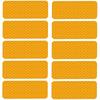 ESJNNK Reflective Stickers 8*3cm 10 Pieces Rectangular Reflective Board Bicycle