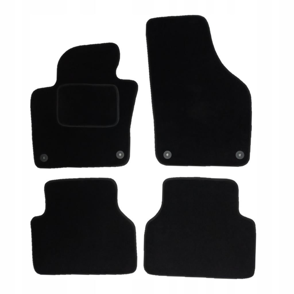 Velour Floor Mats for Volkswagen Tiguan 1 2007-2016 Car Mats B