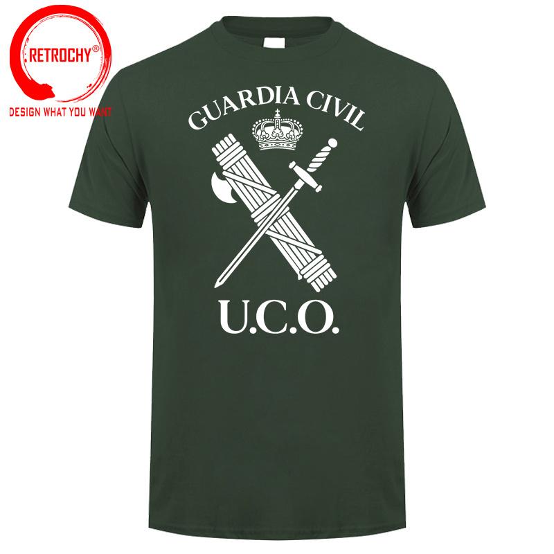 Uco Guardia Civil EspaA PolicA T Shirt Unisex Spain Guardia Civil TShirt Unisex Military Army Summer Streetwear Tops Tee Shirt