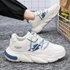 Spring men's shoes new breathable mesh sneakers men's trendy versatile thick-soled casual running men