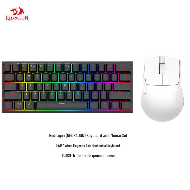 Redragon Magnetic Switch Mechanical Keyboard & G49 SE Gaming Mouse Combo