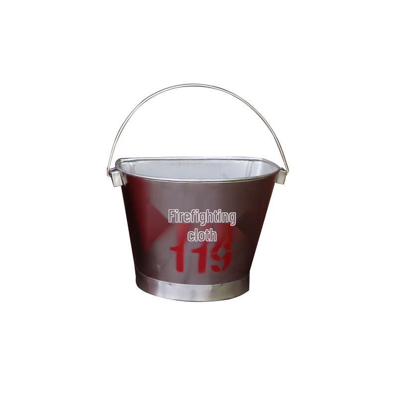 UOSU Stainless Steel Fire Sand Bucket Semi-Circular