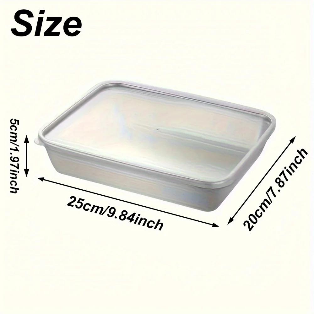 Stainless Steel Food Containers Leakproof Stackable with Clear Lids For Camping Home Meal Prep 696₽