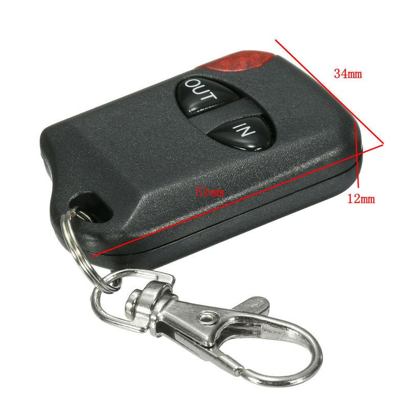 12V 315MHz 50Ft / 15M Wireless Winch Remote Control Controller Kit for Jeep ATV US