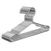 10pcs Silver Color Stainless Steel Clothes Clothes Hanger Organizador for Adult Clothing