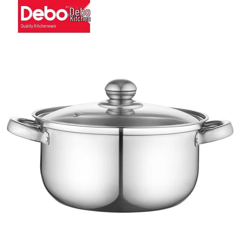 Debo DEP-179 22cm Stainless Steel Pot