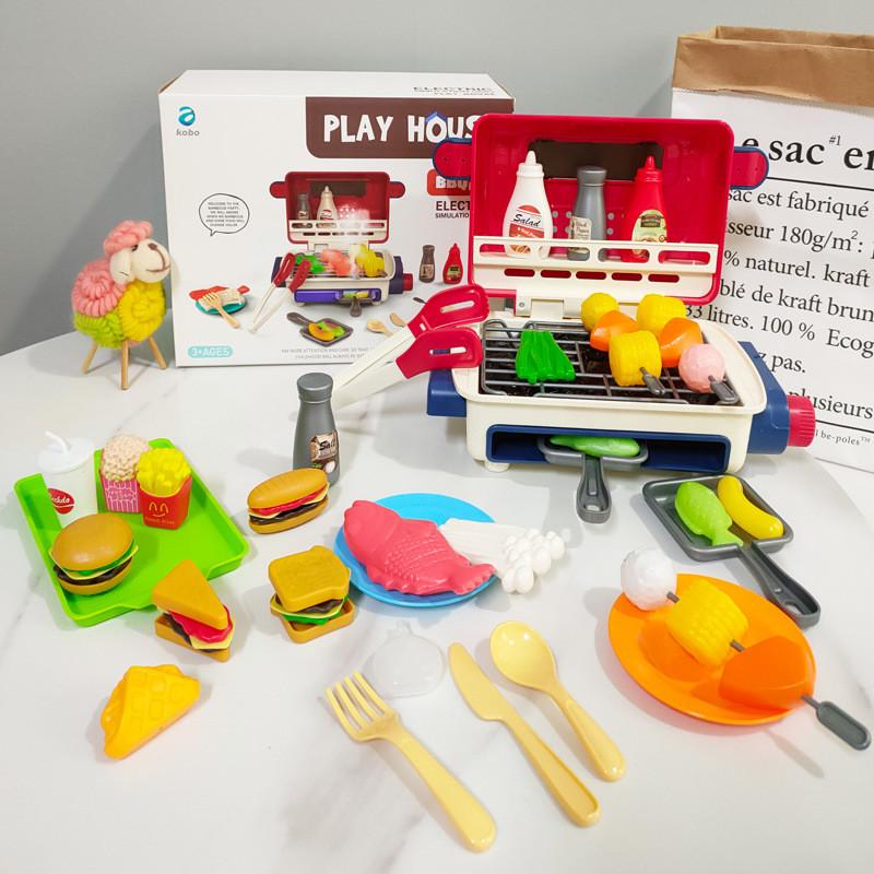 Simulations-Sprüh-Grillspielzeug mit Sound- und Lichteffekten für das Spielzimmer von Kindern