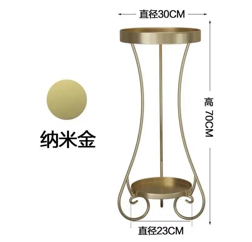Nordic Stand Potted Flower Flower Display Shelf Floor Standing Iron Flower Holder for Entryway Pot Office Yard Decor
