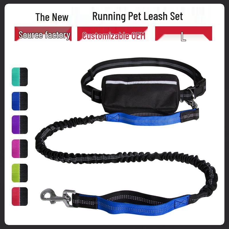 New Dog Sports Waist Pack with Multi-Purpose Running Leash Set