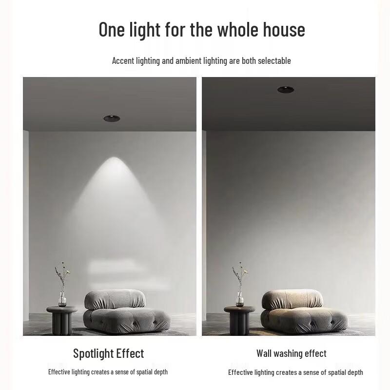 OEING Borderless Recessed Anti-Glare Spotlight