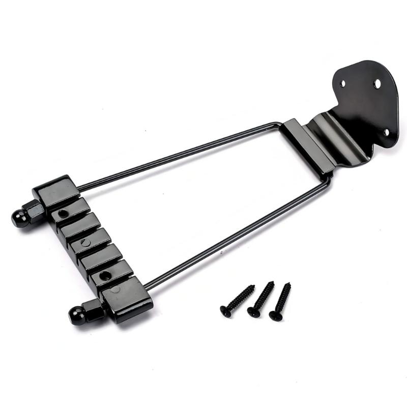 Guitar Tailpiece Bridge Replacement 6 String Electric Guitar Trapeze Tailpiece Bridge Musical Instrument Accessories