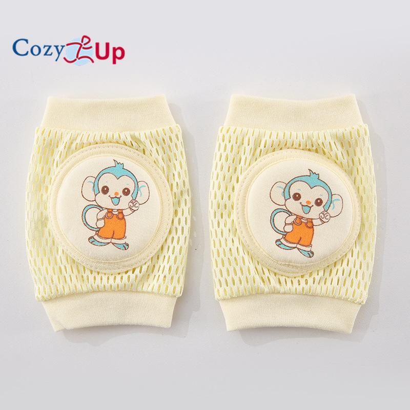 Cozy Up 4 Pairs Children's Breathable Mesh Knee Guards Baby Kneecap Infant Crawl Walking Sports Elbow Protector Kneepad for Kids Body Support