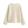 Winter New High-end Woolen Top Jacket Women's Crew Neck Short Women's Coat
