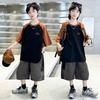 Children's Summer Suit - Boys' Short-Sleeved Trendy Set