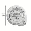 1 x 59.06"/59" BMI Body Measuring Tape, Plastic Retractable Ruler with Metric Scale and Teardrop-Shaped Case – Ideal for Fashion