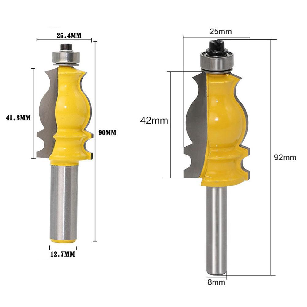 Molding 1/2, 8mm Shank Ogee Chisel Cutter Router Bit For Woodworking ...