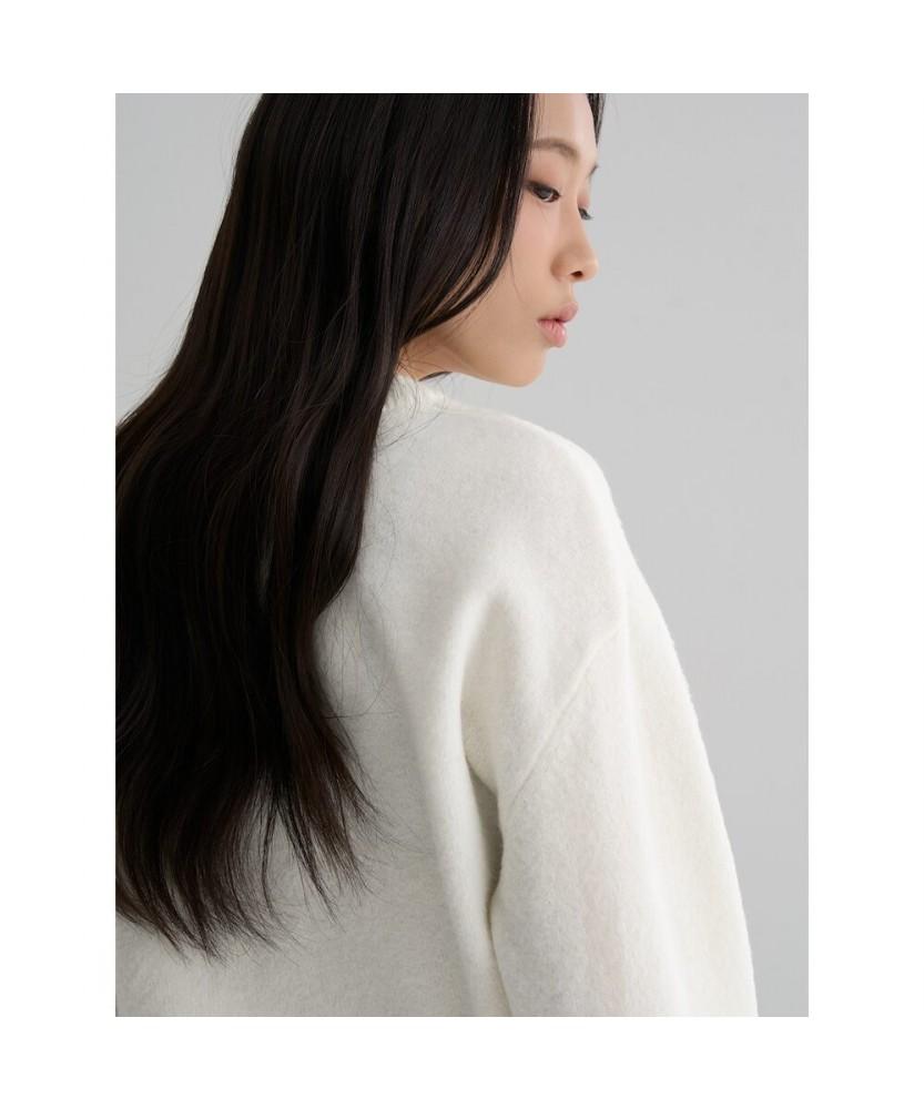 8seconds Soft Touch Round Neck Pullover Ivory