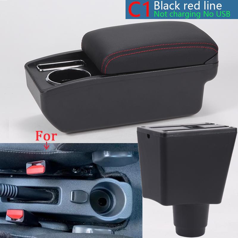 For Renault Logan 2 Armrest Box For Dacia Logan 2 Dokker Renault Sandero 2 Car Armrest Interior Retrofit Accessories Storage Box