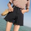 Autumn style design sense letter printing jeans women's loose and thin versatile high waist wide floor mopping straight pants