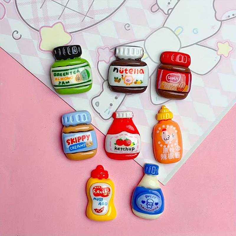 8PC Refrigerator Magnets Home Cooking Enthusiasts Creative Spice Bottle Fun Animal-Shaped