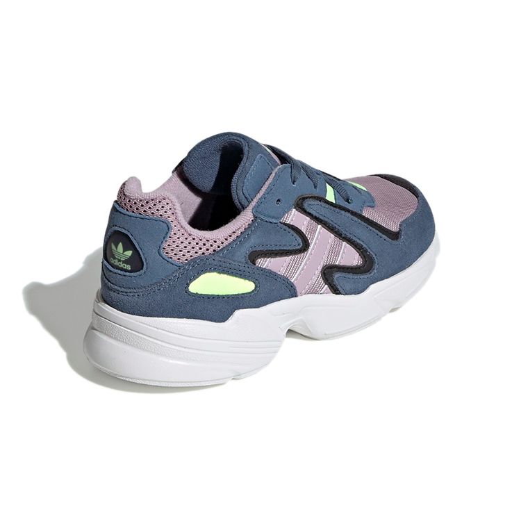 Adidas Originals Yung-96 Low Top Retro Versatile Thick Sole Breathable Kids Casual Shoes Kids sneaker Blue EE7555