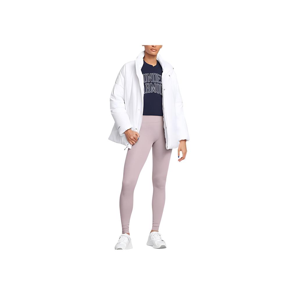 Under Armour UA Echo Outdoor Sports Warm Stand Collar Down Jacket Women Jacket White 1388429-100