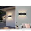 Warm/White/RGB Lights 6/8 LED Solar Light Up and Down Fence Solar Lamp  Decor