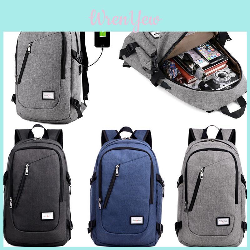 Spacious Usb Charging Backpack Ideal For Laptop Notebook Travel And Daily School Use