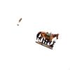 Nordic Creative Metal Sculpture And Horse Statue Art Ornament Abstract Resin Figurine for Home