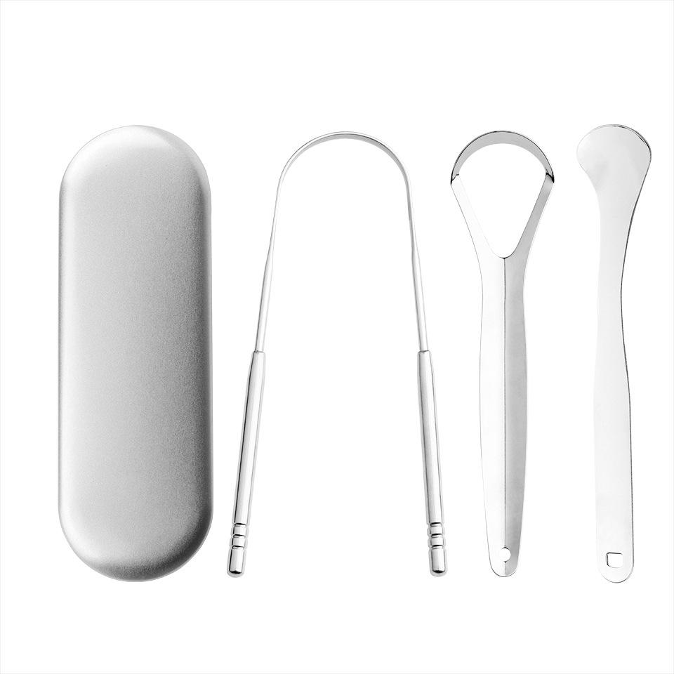 Stainless Steel Tongue Scraper and Cleaner Tool
