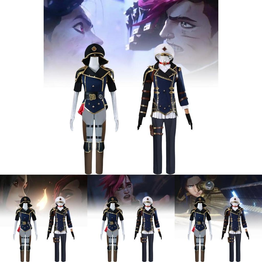 Adorable Caitlyn Cosplay Costume For League Of Legends With Stylish Accessories In Multiple Sizes