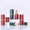 Handmade Leather Texture 3D Printed Magnetic Lipstick Tube - Orange, Red, Green
