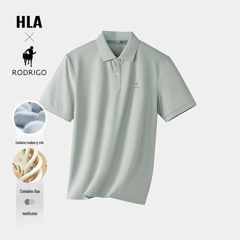 HLA Men s Loedeliger Collaboration Short Sleeve Polo Shirt L