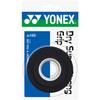 YONEX Tennis Badminton Grip Tape Dry Super Strong Grip (3 Pack) AC140 Black