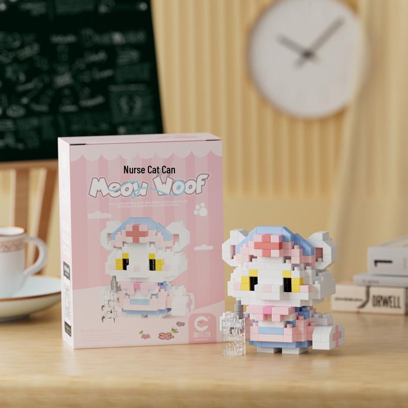 LEGO-Compatible Mini Building Blocks: Cartoon Figurines & Educational Toys