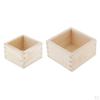 Wood Storage Box, Wooden Box Desk Cosmetic Flower Pot