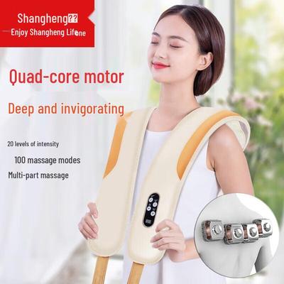 Shangheng Multi-functional Percussion Shoulder & Neck Massager Shawl CN Plug (adapter Included)
