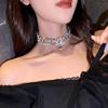 Exquisite Crystal Choker Necklace: Elegant Luxury Jewelry for Women