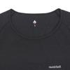Montbell Underwear Innerwear Geoline Round Neck Shirt 1107733 Women's L.W. Women's (Black (BK)/L)