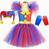 Der Erstaunliche Digitale Zirkus Caine Mädchenkleid Prinzessin Tutu Kostüm für Kinder Cosplay Party