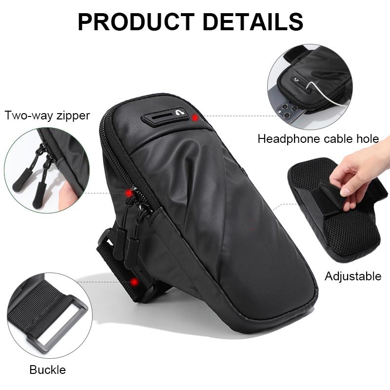 Handgelenk-Geldbörse, Sport-Armband, Telefon-Schlüsseltasche, Fitnessstudio, Fitness-Armband, Outdoor, Radfahren, Laufen, Armtasche, Damen und Herren, Armband-Geldbörse