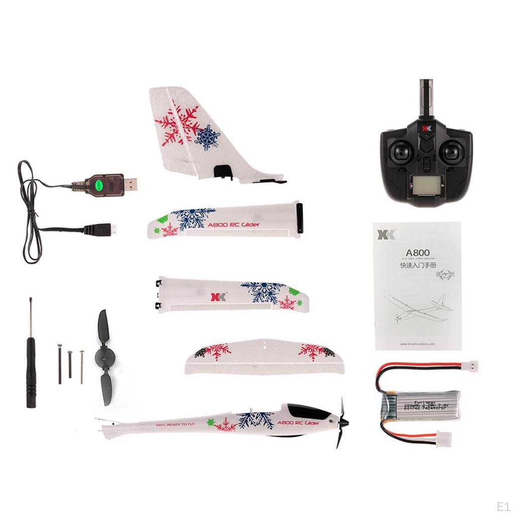 RC 1 Piece XK A800 3D6G 5 Channels Glider Fixed Wing for Picnic Favors Traveling Boys