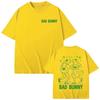 Rapper Bad Bunny Merch T-shirt Harajuku Hip Hop Style Short Sleeve T-shirts Men Women Summer Casual Oversized T Shirts