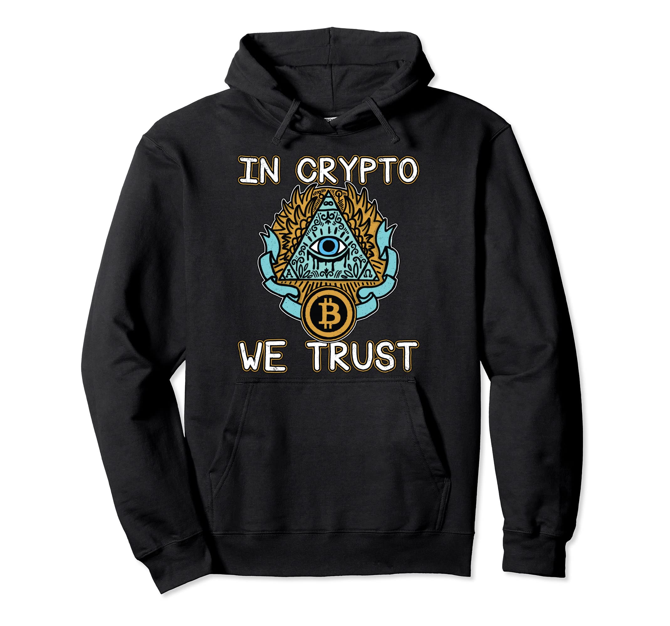 

In Crypto We Trust Defi Trader Cryptocurrency Bitcoin Hoodie