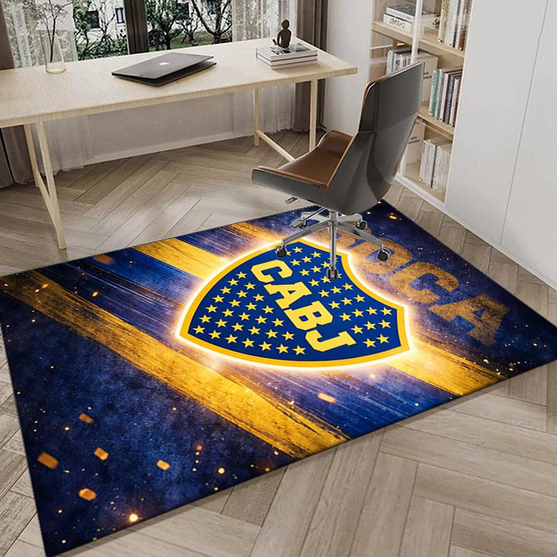Boca Juniors Crest  Area Rug for Office, Chair Rug, Decorative Carpet Livingroom Mat, Large Size Fan Gifts Christmas Gifts
