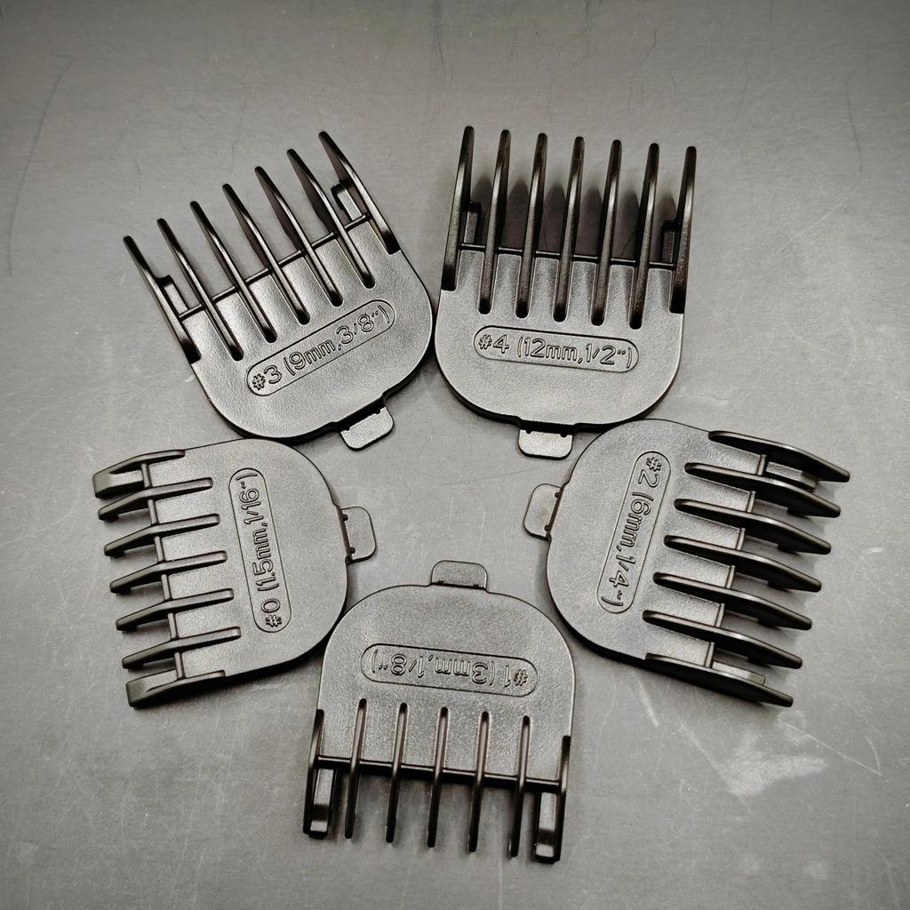 5PC Snap on Guide Comb Set (0# 1# 2# 3# 4#) Replacement For Remington PG4000 PG5000 PG6000 PG6110 PG6111 PG6130 PG6137 PG6150 PG6154